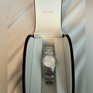 Vintage stainless steel authentic Movado watch